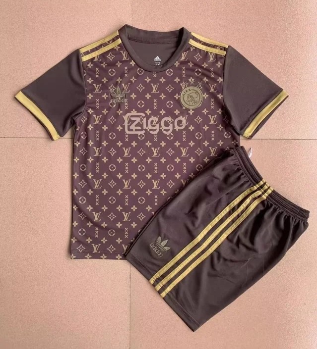Kids-Ajax 23/24 Concept Brown Soccer Jersey